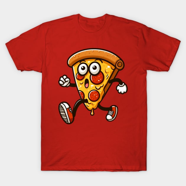 Pizza Fast Food T-Shirt by Plushism